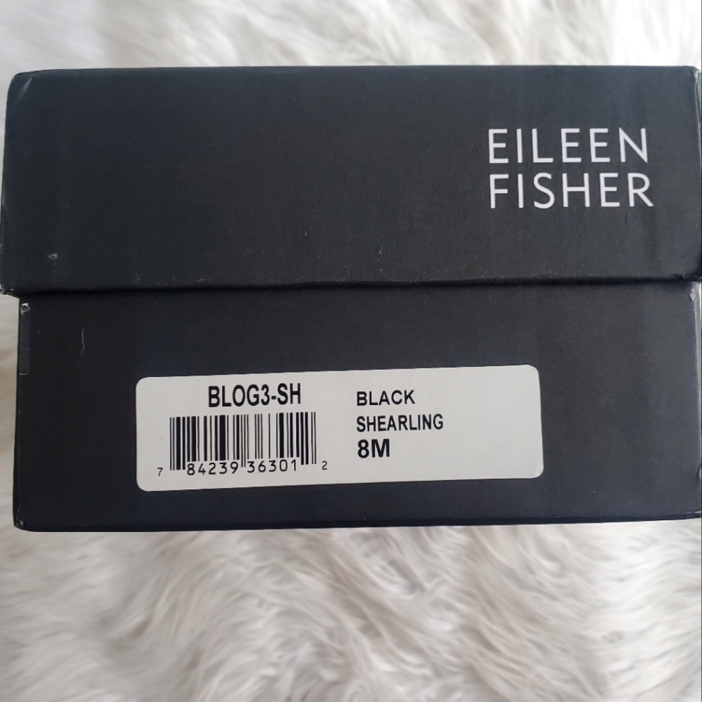Nib* Eileen Fisher 'Blog' Shearling Mule, Size 8 - image 3